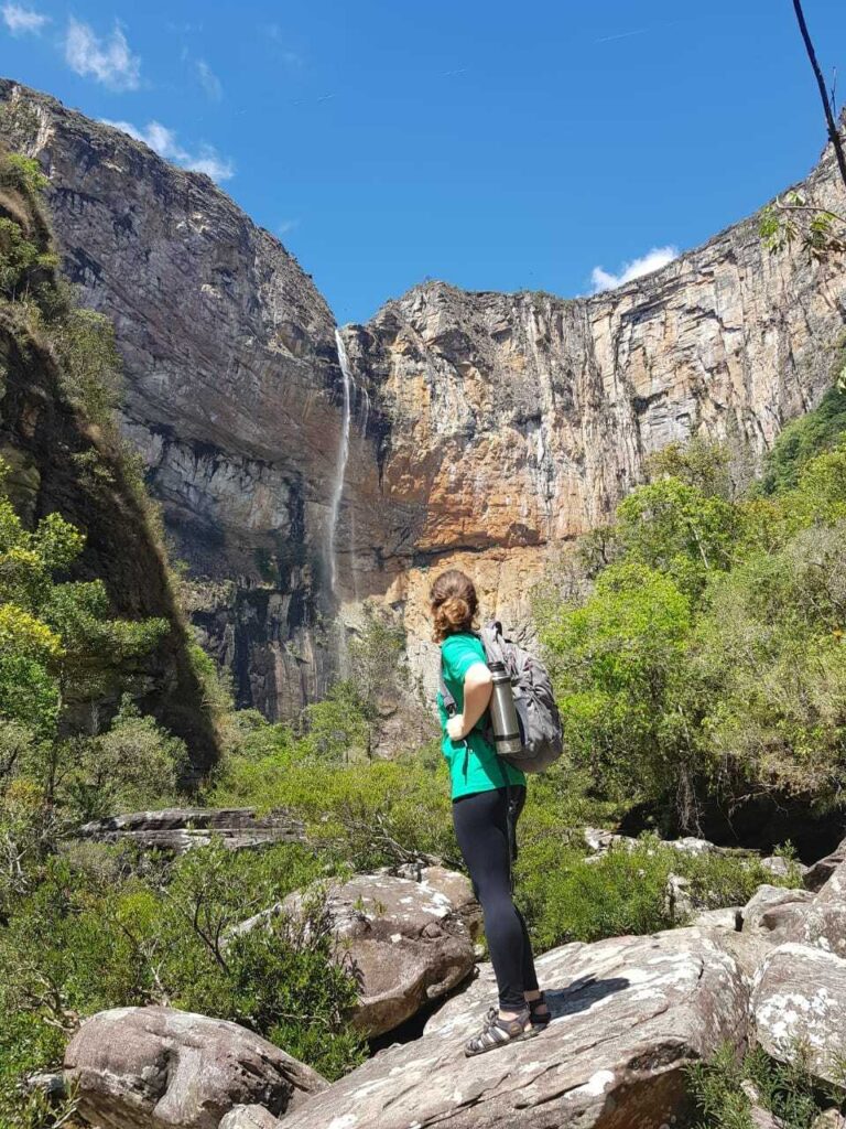 Linear Infrastructure Ecology Advisor Fernanda Teixeira in Lagoinha Do Leste Municipal Park, Santa Catarina, Brazil