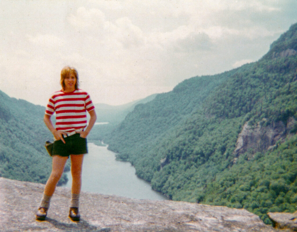 Gary in the Adirondack Park at age 16