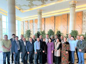 Participants of the “Connectivity Conservation Workshop – Ecological Networks for Koytendag State Nature Reserve (SNR)” on 17-18 April 2023 in the capital city of Ashgabat, Turkmenistan