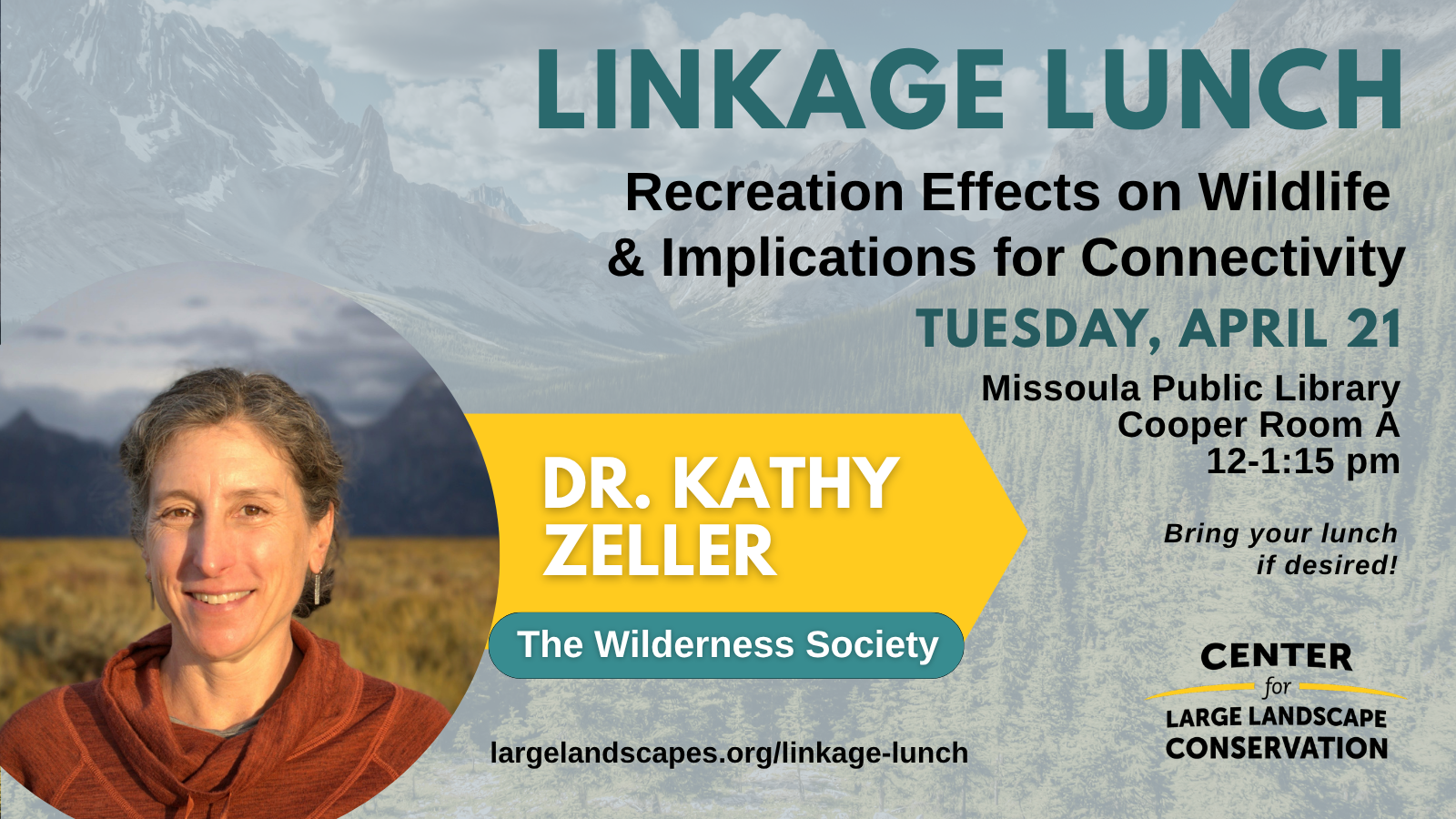 Missoula Linkage Lunch with Dr. Kathy Zeller April 2025