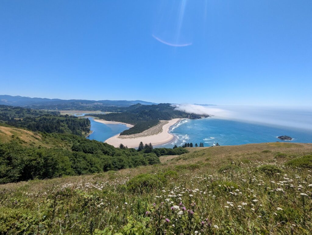 View From The Top Of The Nature Conservancy's Cascade Head Hiking Trail